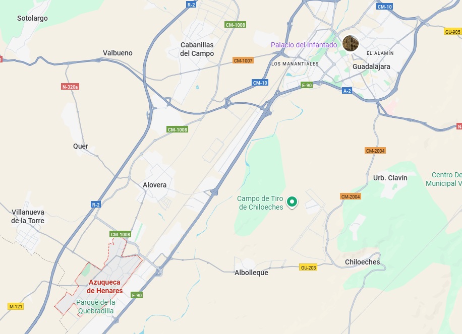 Mapa Azuqueca de Henares