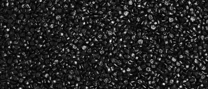 imagen de material negro brillante