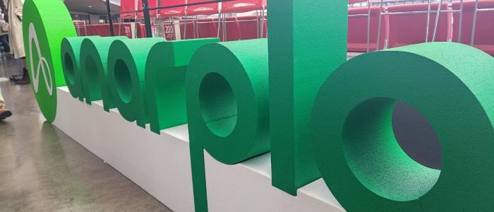letras anarpla en corcho verde grandes