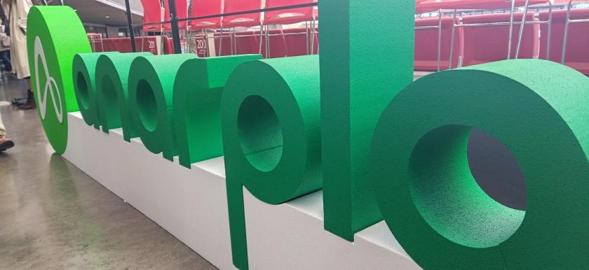 letras anarpla en corcho verde grandes